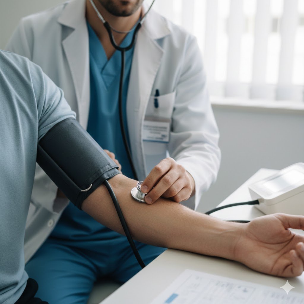 Medição de pressão arterial